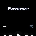 POWERAMPの再生画面