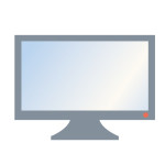 液晶モニターのイラスト