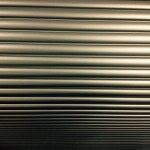 しまった状態のシャッター