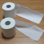 シングルとダブルのトイレットペーパー