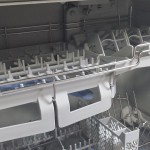 食器洗い乾燥機の内部の上段