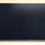液晶保護シートを貼り付けたXperia Z4 Tablet(SGP712JP)