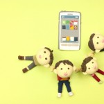 スマホと4人の人間