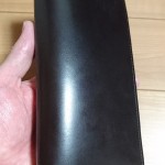 1か月使用したブライドル・インペリアルウォレットの外装部