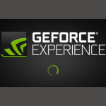 NVIDIA GeForce Experienceの起動スプラッシュ