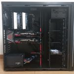 MSI GRAPHICS CARD BOLSTER CS6648設置後のPCケースの内部