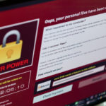 マルウェアに感染したPCの画面のイメージ