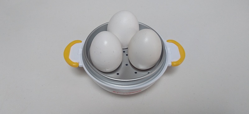 電子レンジでゆで卵を簡単に作れる便利グッズRE-278 購入レビュー