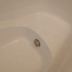 段(ステップ)があるタイプの浴槽の段の部分